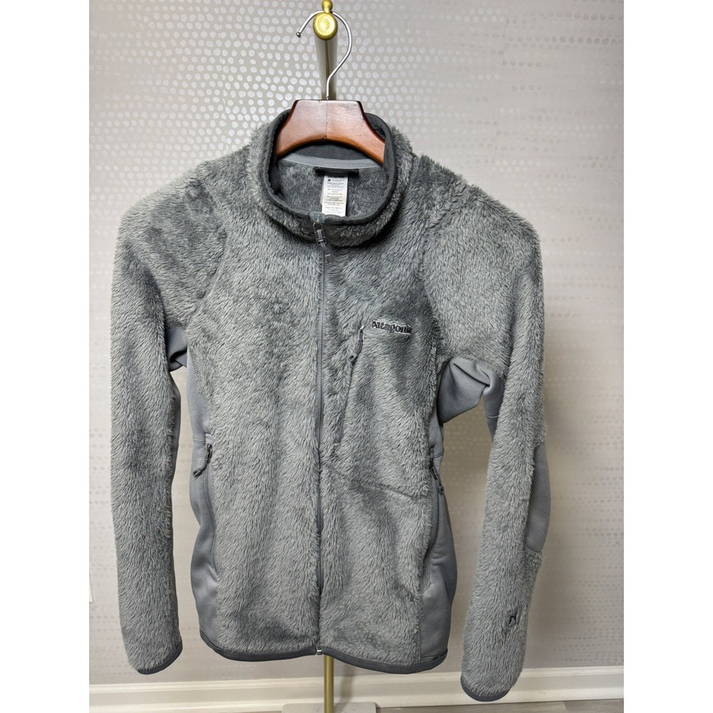 Patagonia R3 Jacket Mens S Gray Polartec Thermal Pro High Loft Fleece FA13